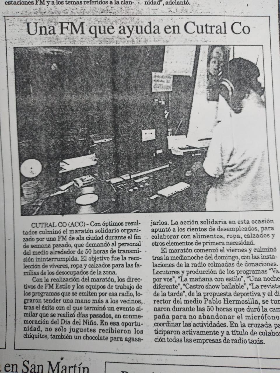 Estudio de radio